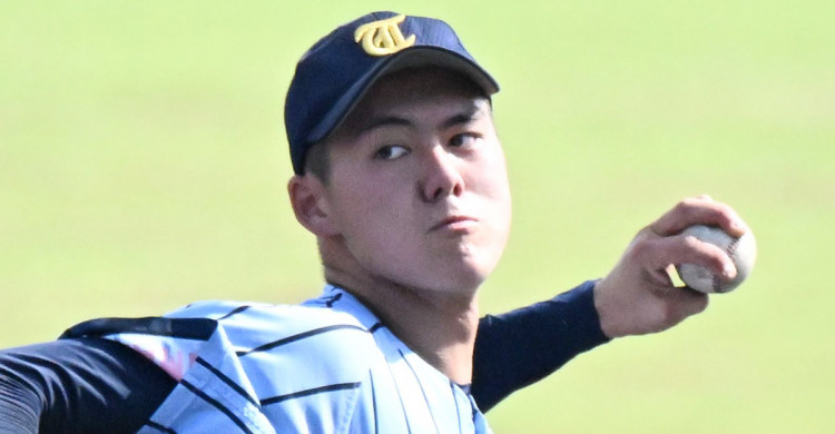 東海大相模の主砲・2年金本、目覚めの2ラン 初のタテジマ・ブルーに