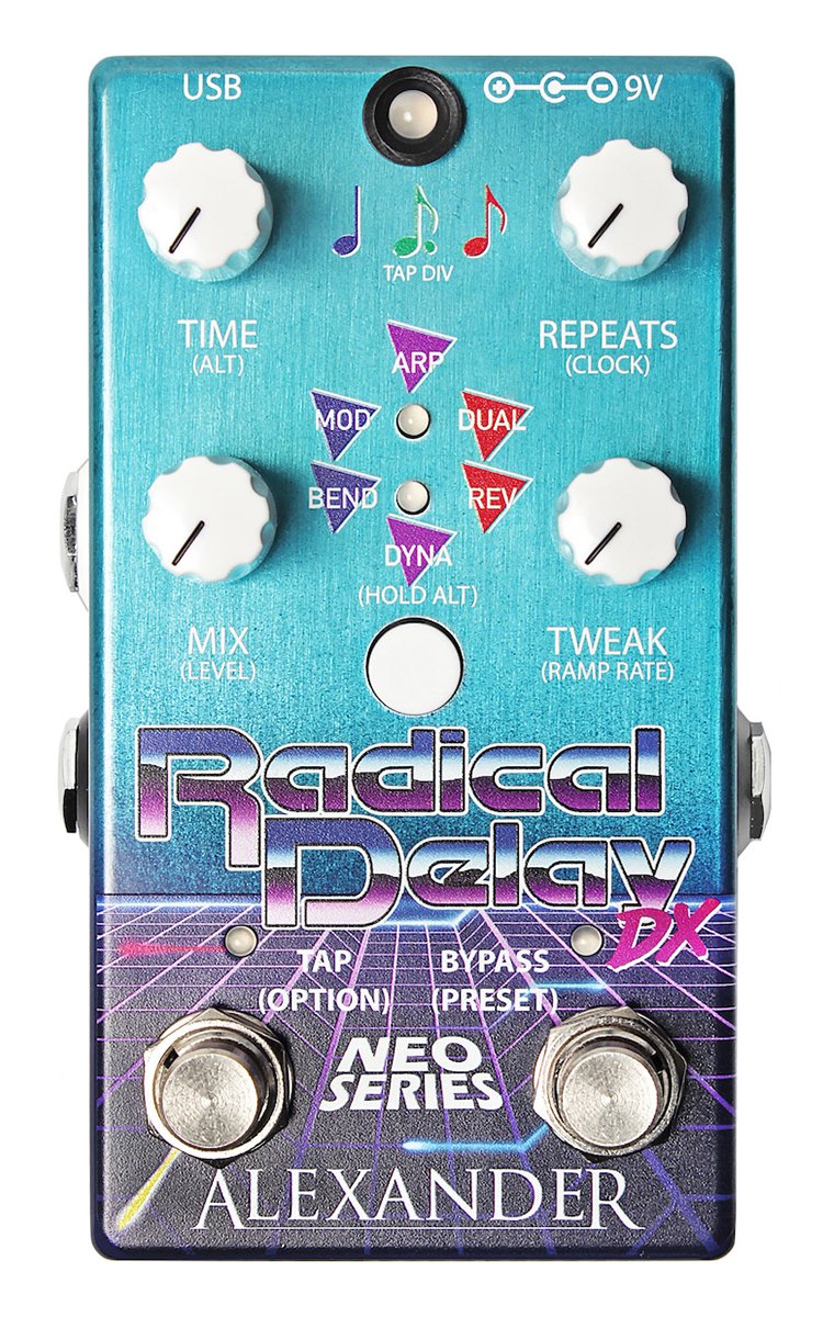 Radical Delay DX | Alexander Pedals | 取扱いブランド | 株式会社