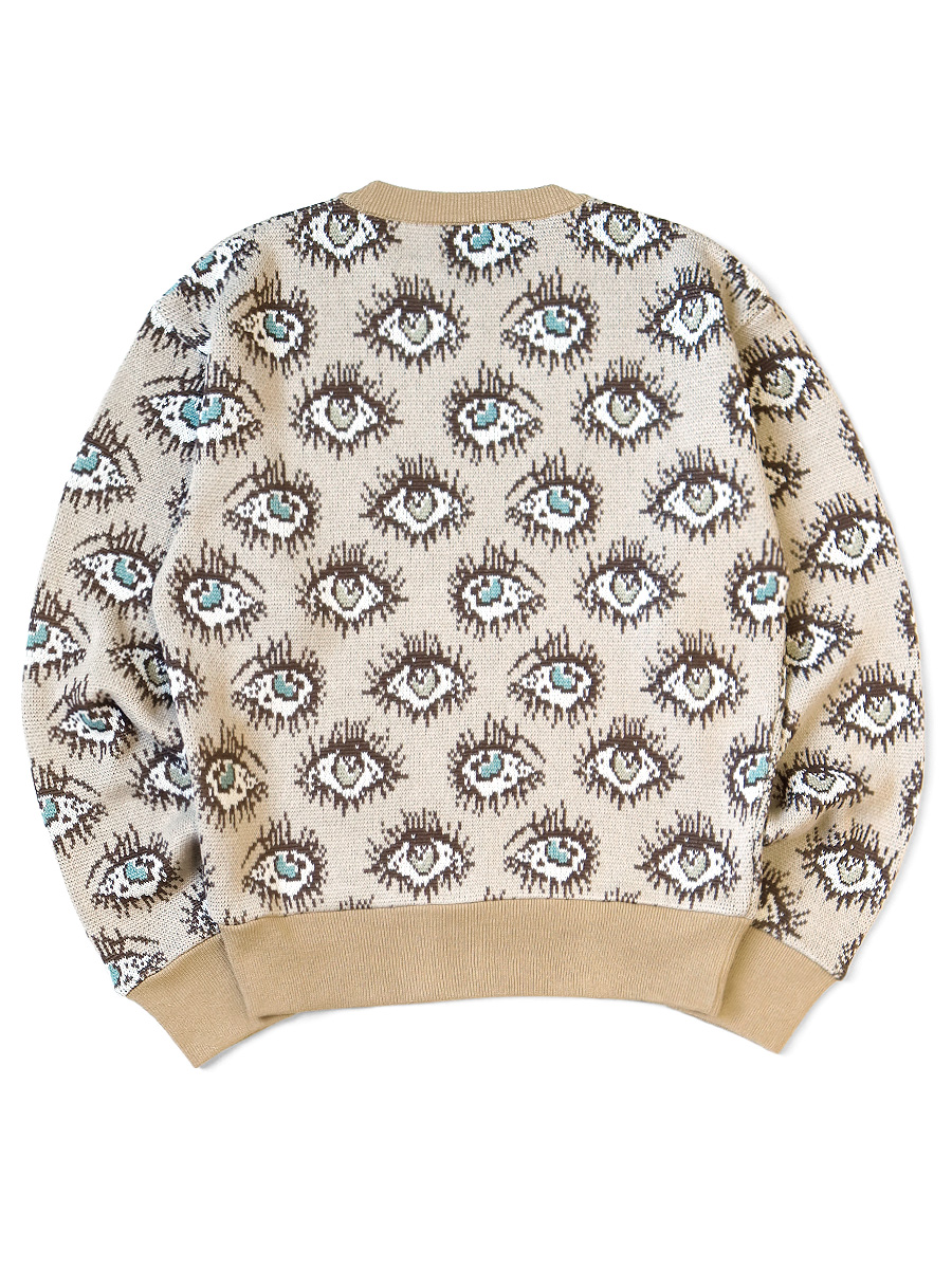 8G ジャガードニット SPEAKEASY柄 ヴィンテージセーター | KAPITAL