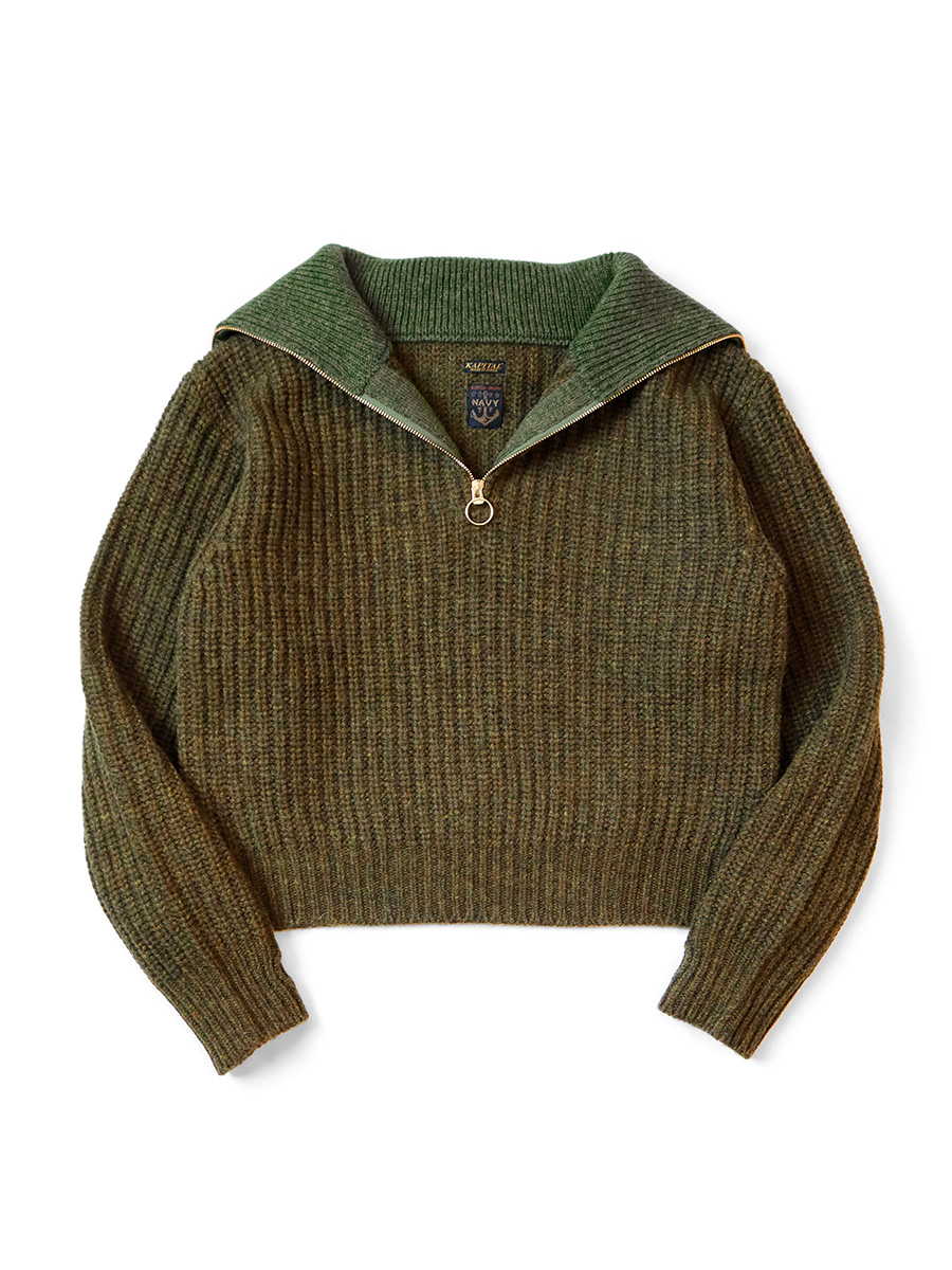 3G ウール 畔編み ZIP UP プルオーバー | KAPITAL