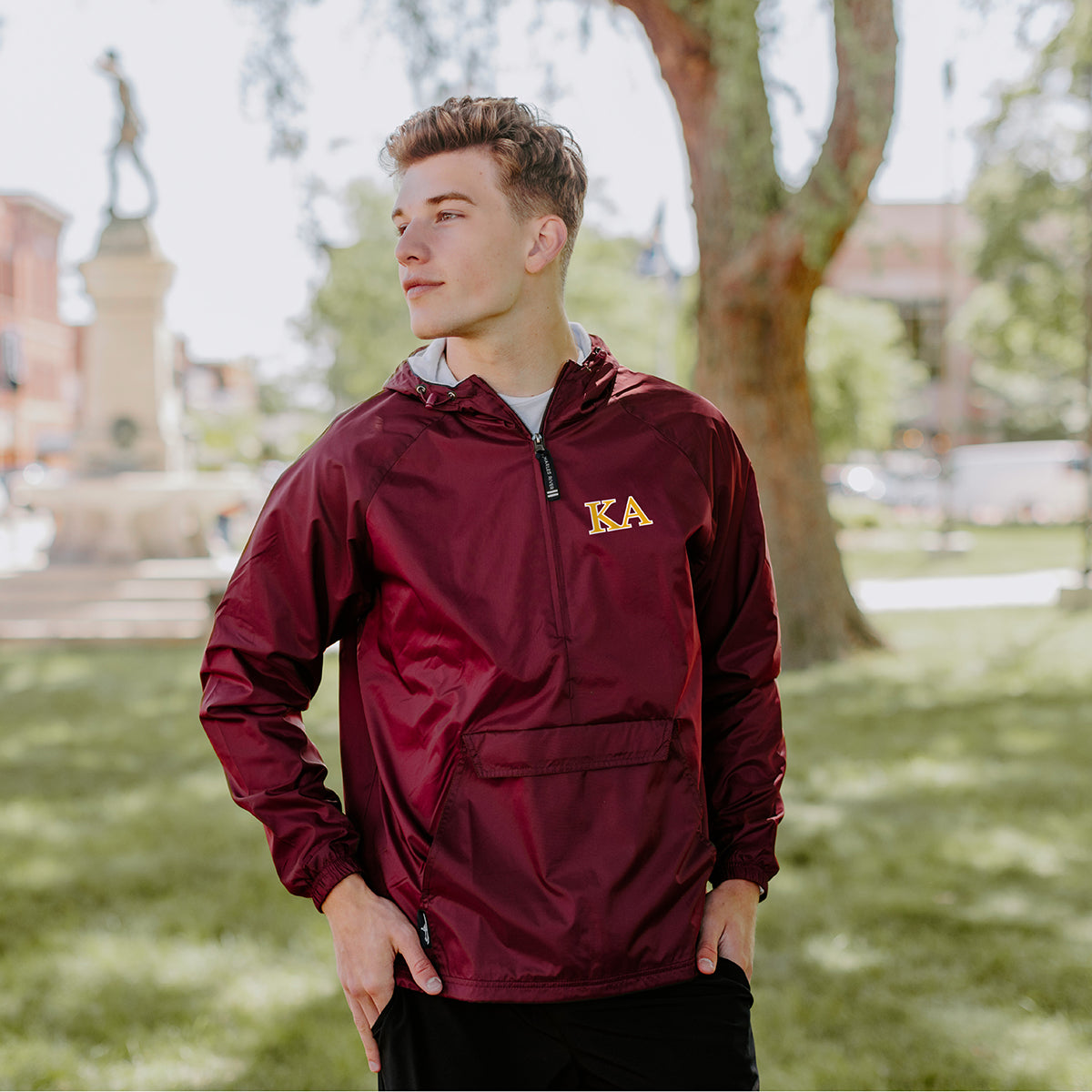 Kappa Alpha Classic 1/4 Zip Rain Jacket – Kappa Alpha Order