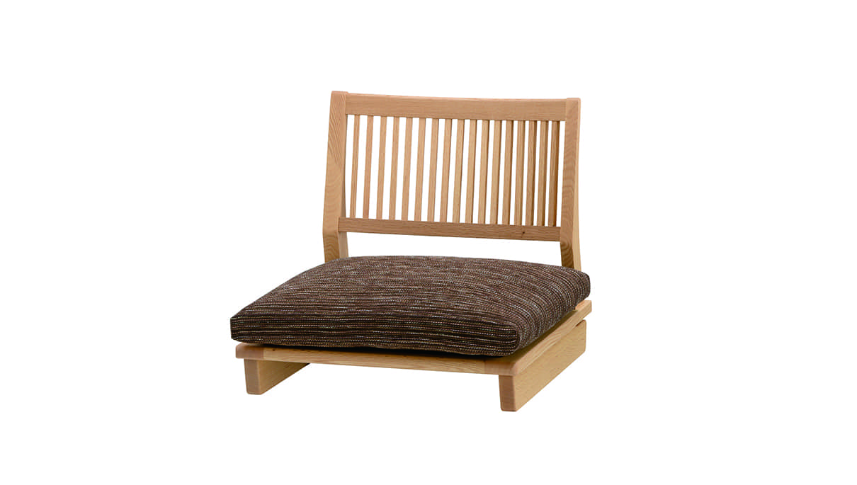 座椅子 (脚板付) - 国産無垢家具は飛騨高山発の家具メーカー KASHIWA