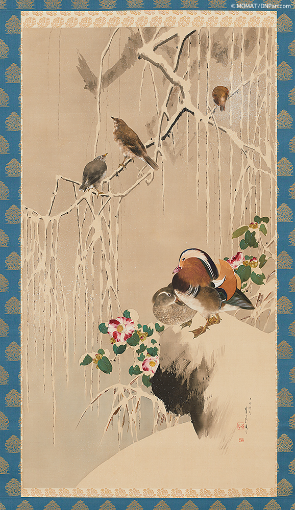 私たちは伊藤若冲を否定する：雪中鴛鴦之図 – 加島美術