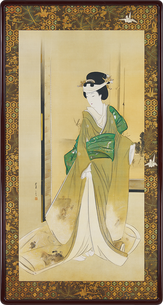 渡邊省亭『美人図』 – 加島美術