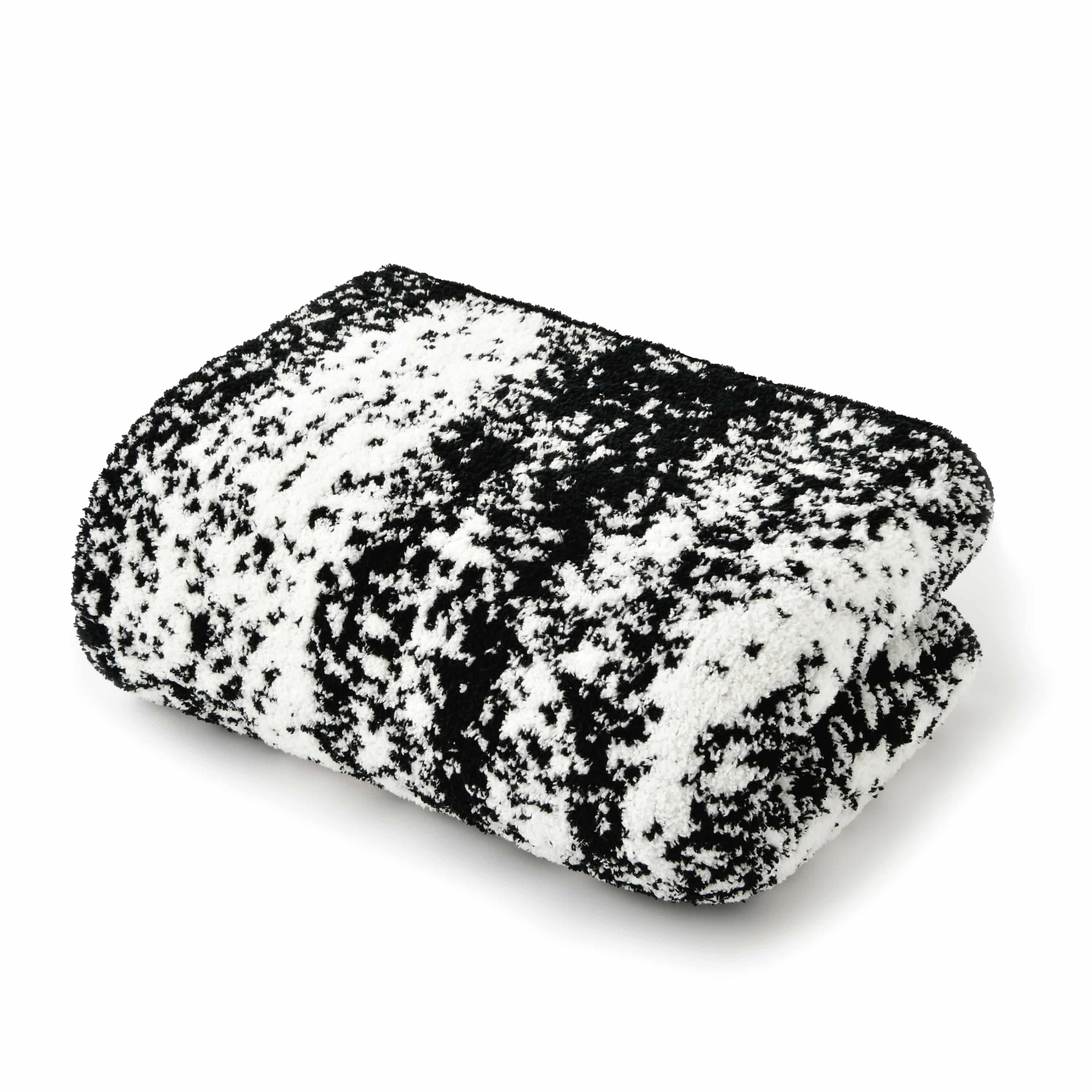 BLANKET / BRUSH(135x183cm black/creme): BLANKET | kashwere Japan