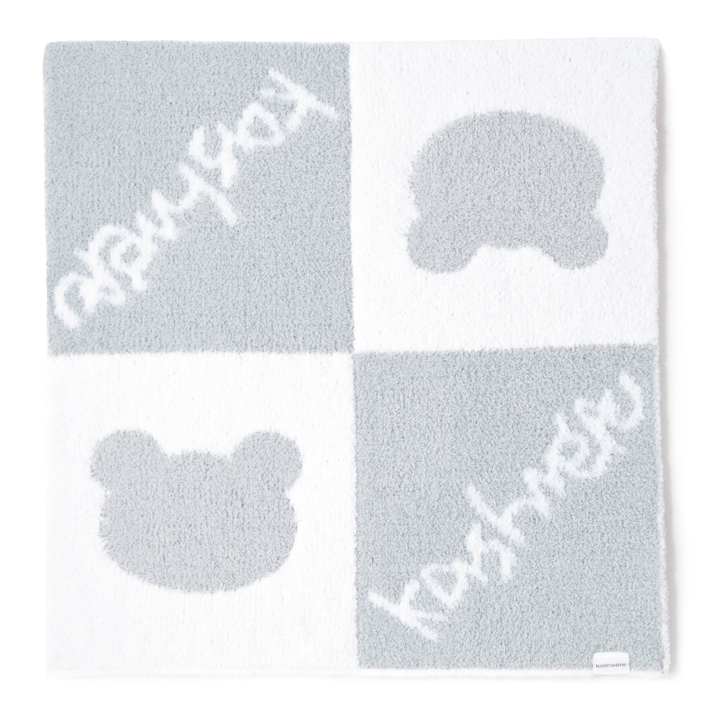BABY BLANKET BLOCKS(78×78cm white/blue): BABY&KIDS | kashwere
