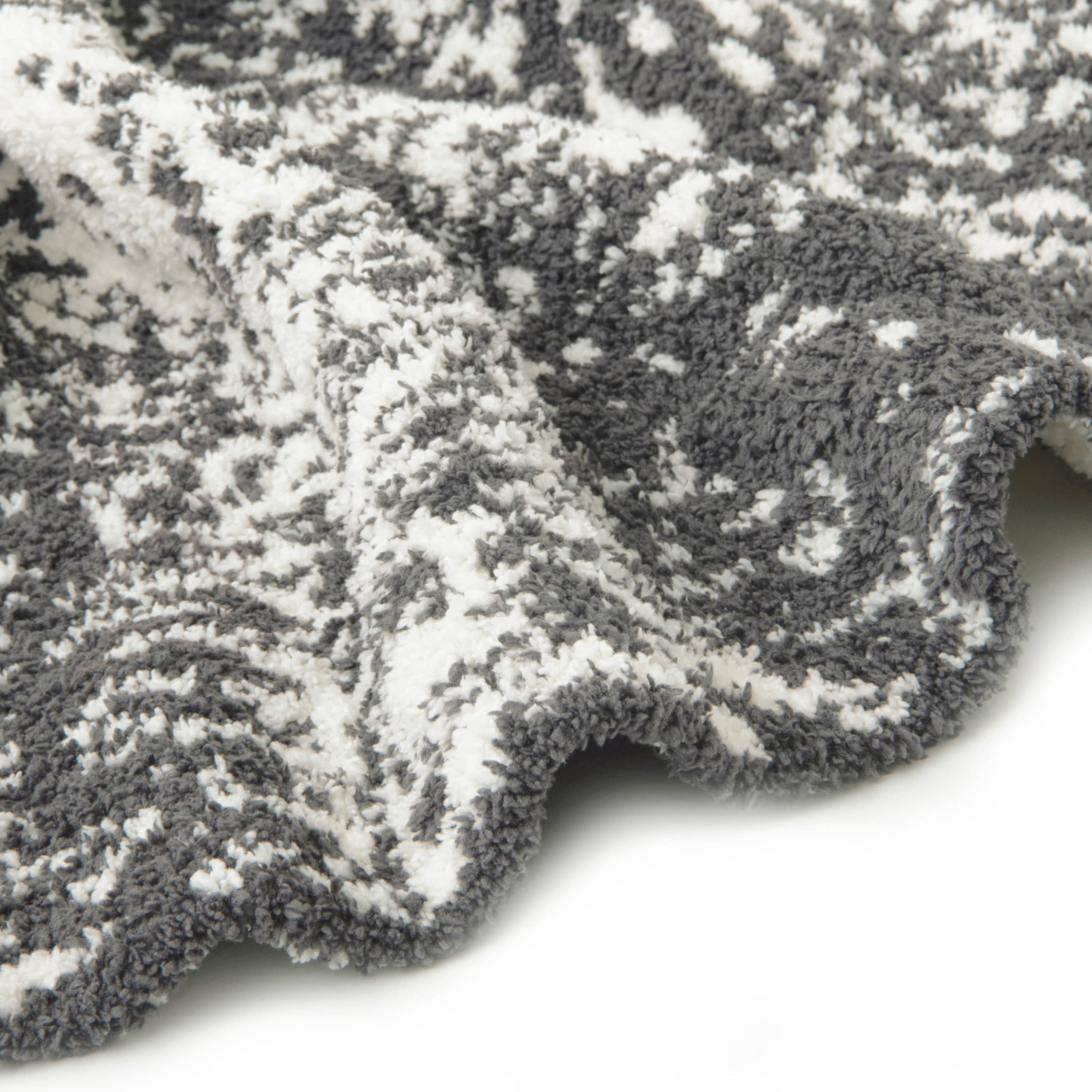 NAP BLANKET / BRUSH(110×150cm medium gray/creme): BLANKET