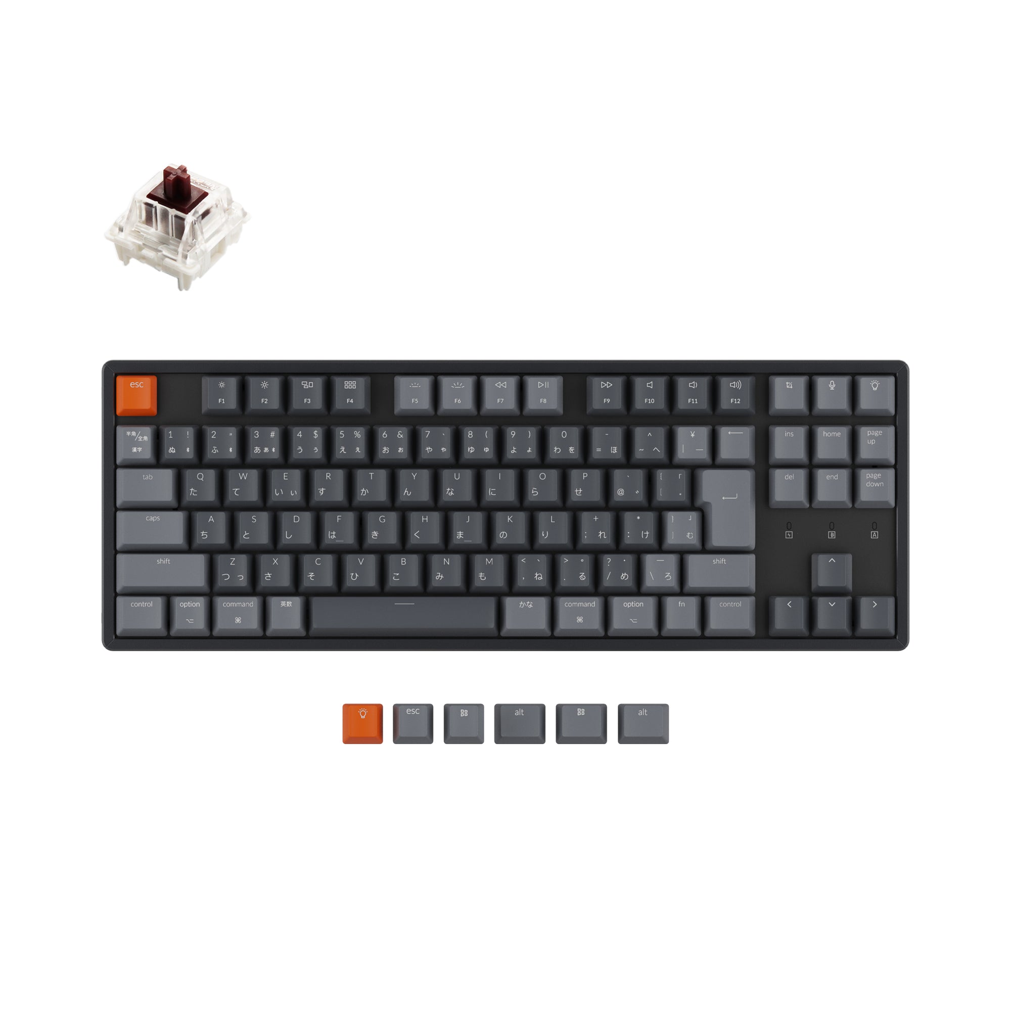 焼*侍様 Keychron K8 HE 日本語配列 焼*侍様 Keychron K8 HE 日本語