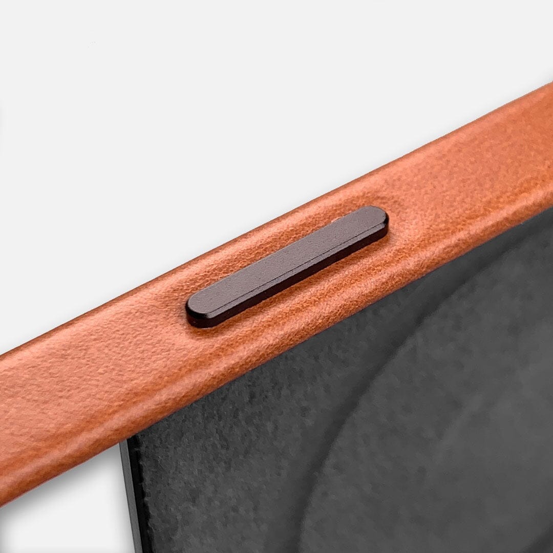 Full Leather Case - Whiskey - MagSafe iPhone 16 Plus by Keyway Designs