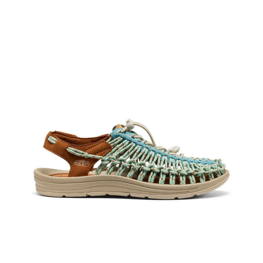 Women's UNEEK Sneaker | Milky Blue/Roasted Pecan | KEEN Footwear
