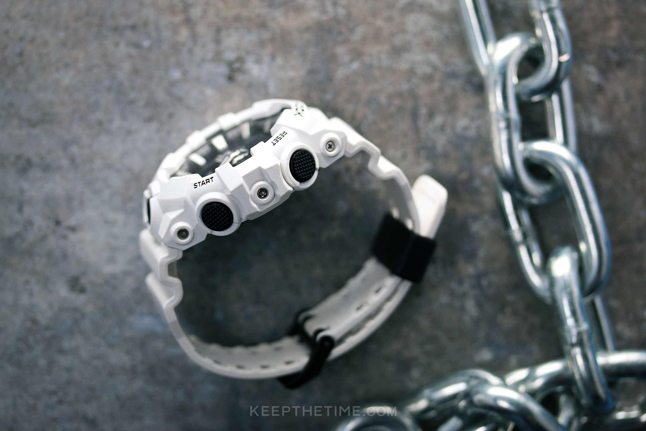 White G-Shock 5522 - KeepTheTime Watches