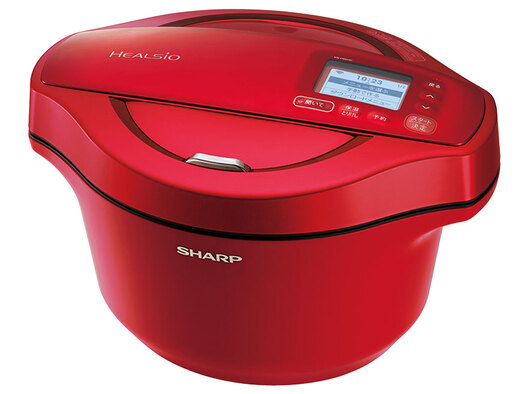 シャープ】KN-HW24F-R 水なし自動調理鍋 HEALSIO（ヘルシオ） ホット