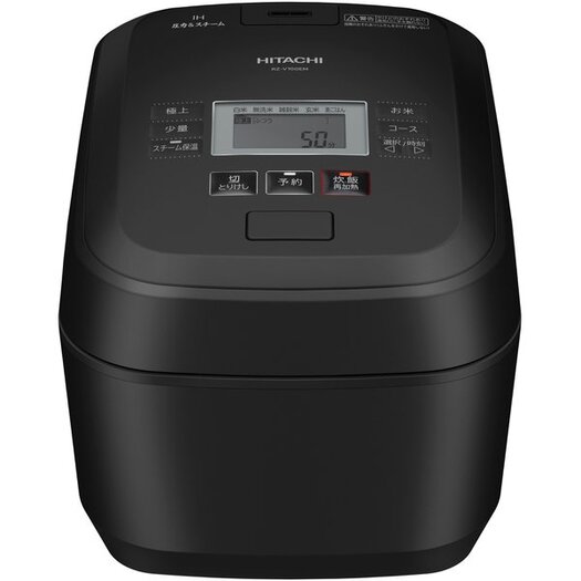 日立】 RZ-V100EM K 圧力＆スチームIHジャー炊飯器 ふっくら御膳 5.5合
