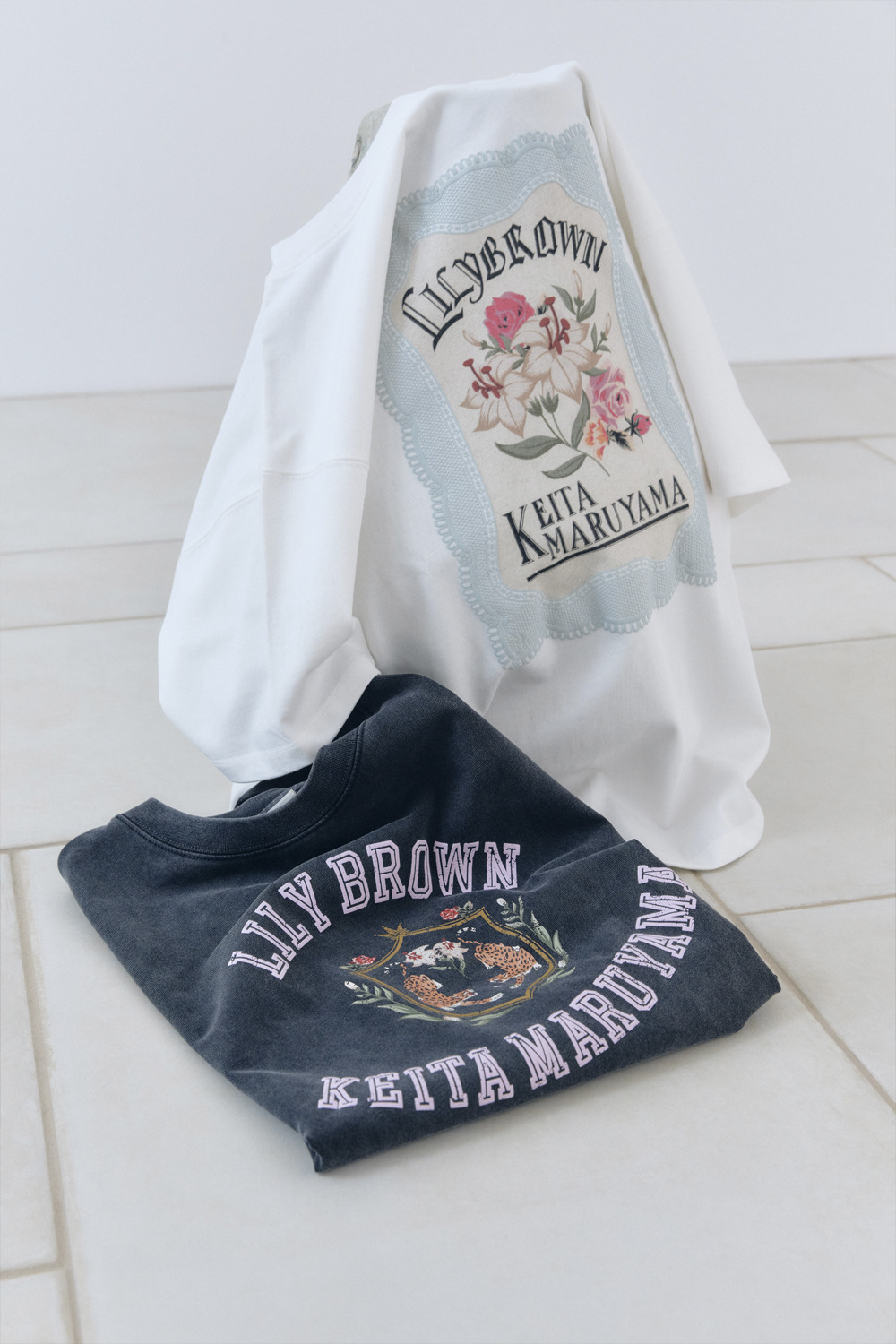 LILY BROWN】Collaboration Lace Graphic Tシャツ｜KEITAMARUYAMA