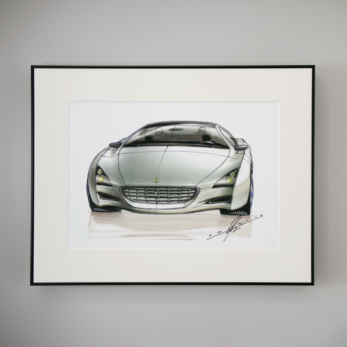 ORIGINAL POSTER｜奥山清行 直筆サイン入りポスター（額入り） | Ken