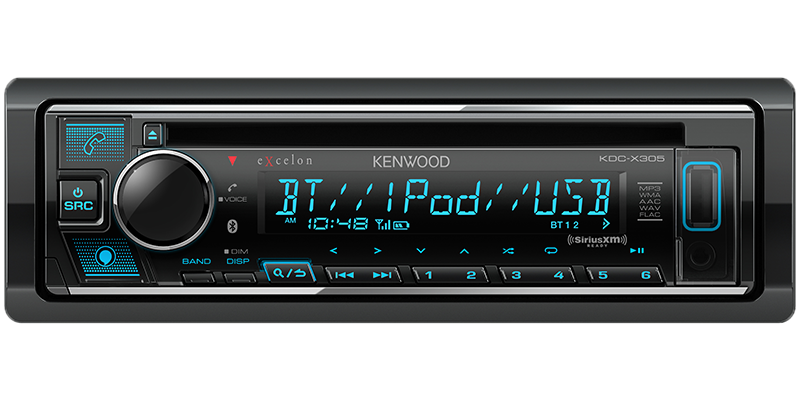 KDC-X305 | eXcelon | Car Entertainment | KENWOOD USA
