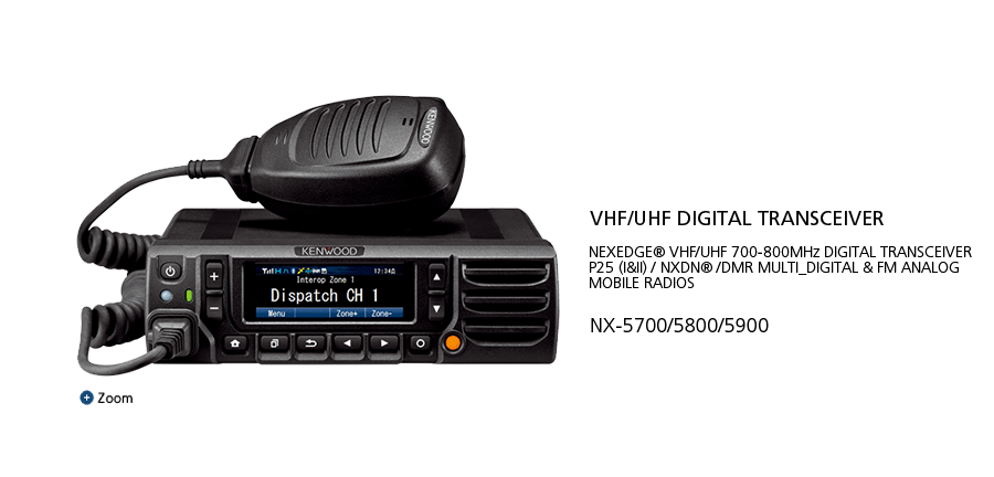 NX-5700_5800_5900 VHF/UHF Digital Transceiver P25(I&II)NXDN Multi