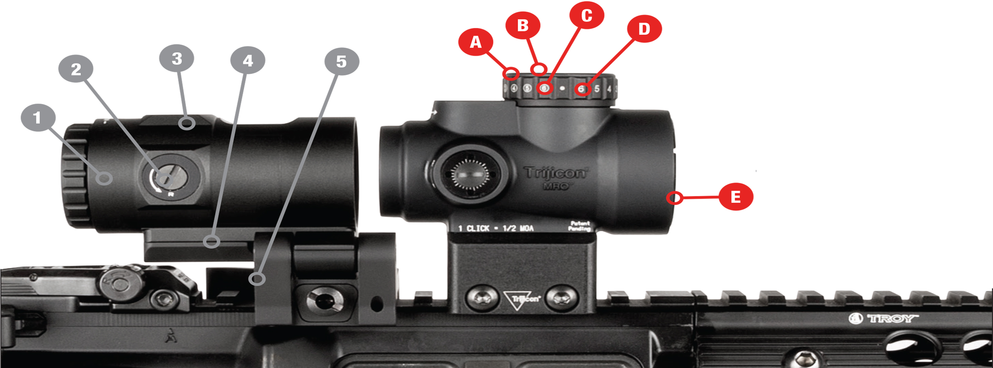 Buy Trijicon MRO HD 3x Magnifier Combo Kit | MRO-C-2200057