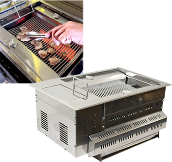 無煙ロースター業務用｜飲食店・焼肉店向けオリジナル製品｜キッチンテクノ