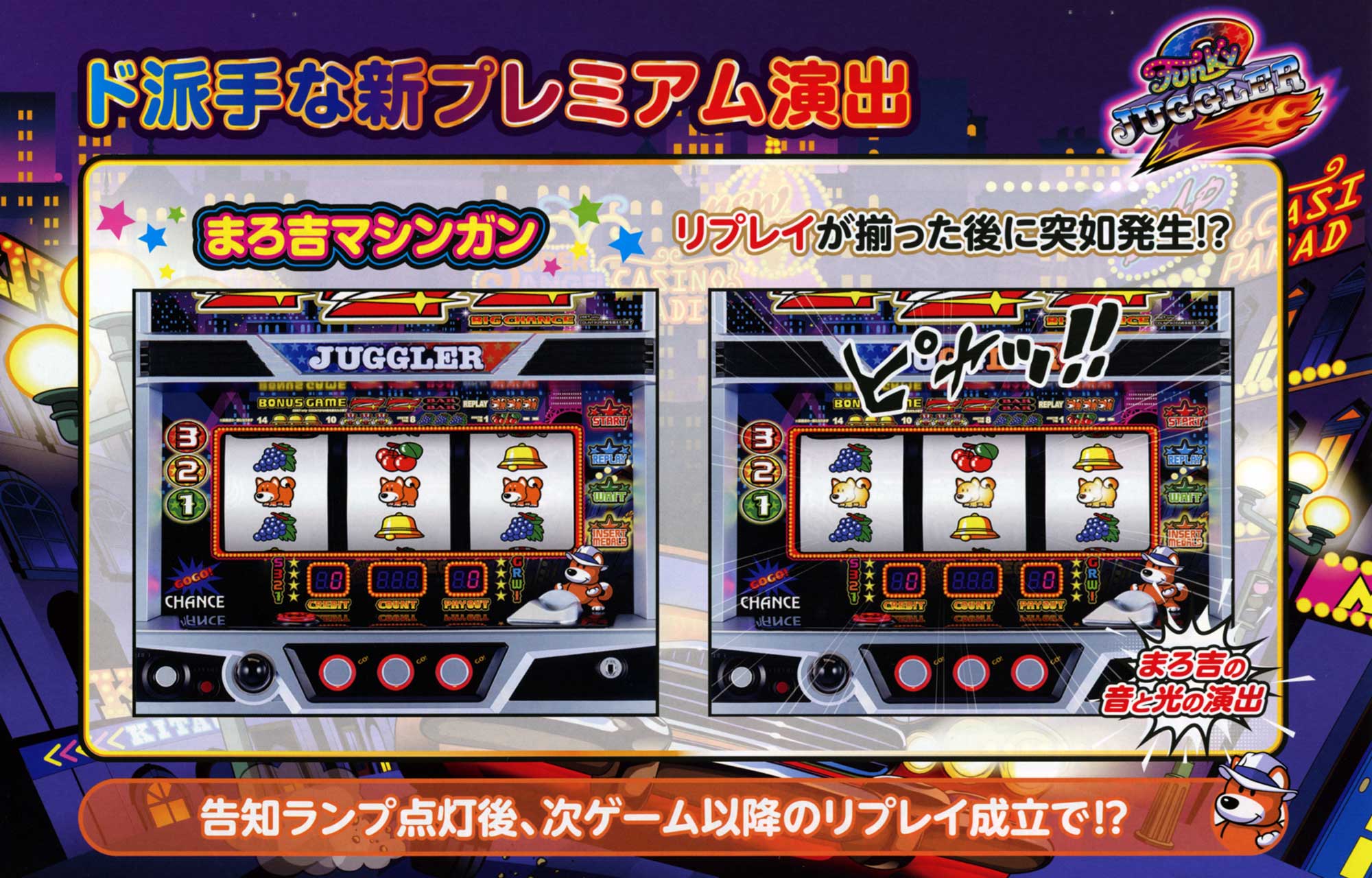 ファンキージャグラー2／北電子スロットの情報サイト／キタック西日本販売