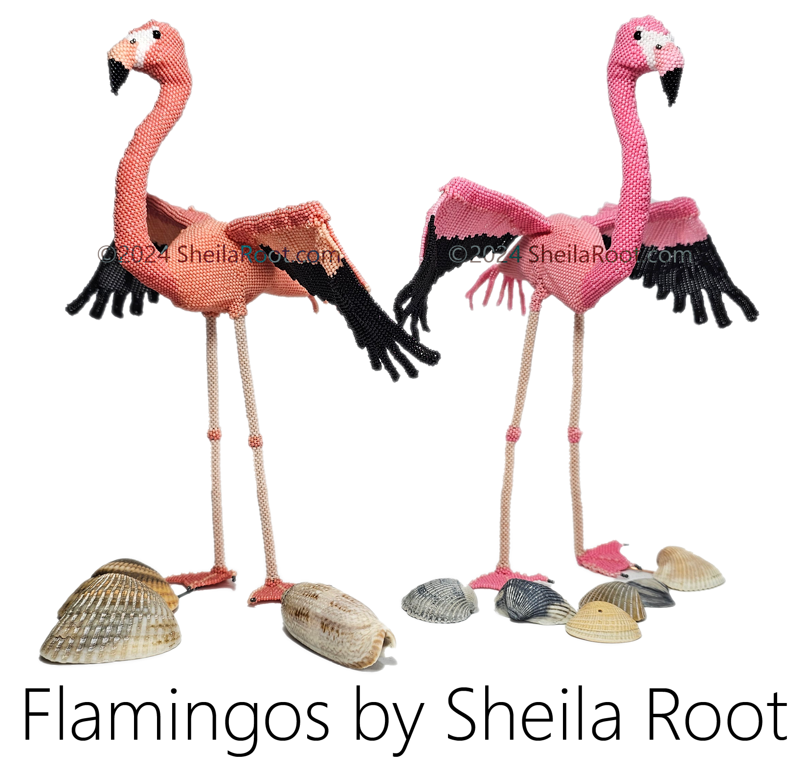 Flamingos15/0 & 11/0Bead Kits – KitsnStuff.com