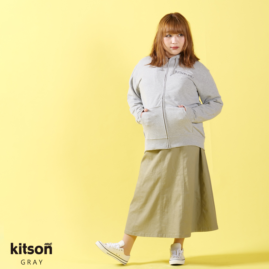 りんごちゃん ×Kitson me コラボZIPパーカー
