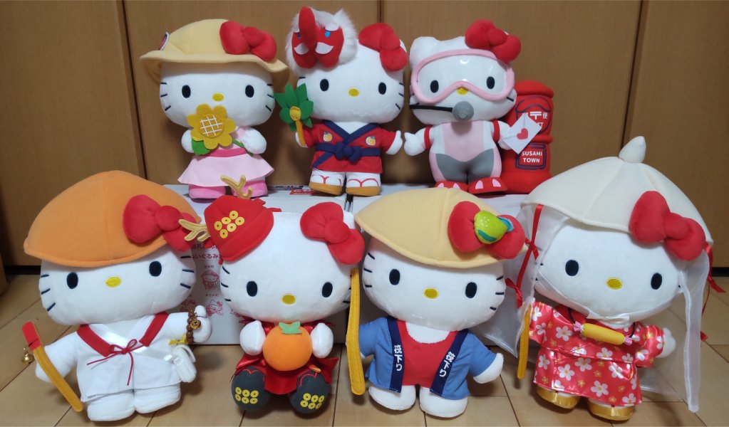 ♪キティコレクション（8）地域限定グッズ（ご当地キティちゃん