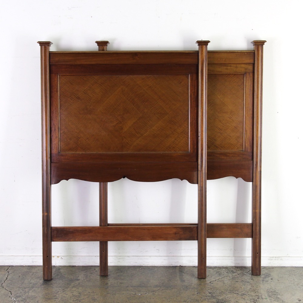 イギリス アンティーク エドワーディアン マホガニー ベッドヘッド