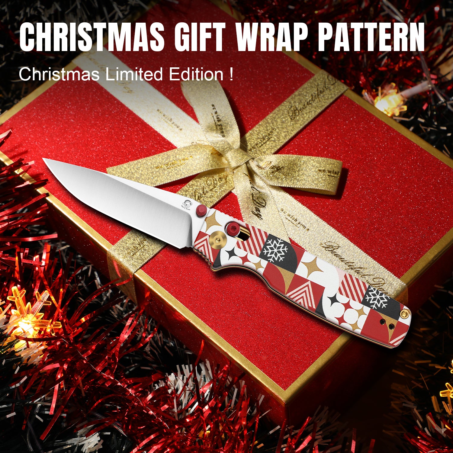 Christmas Original 2 - 3.2 inch 14C28N G10 V3605.2MC1 Limited-Kizer