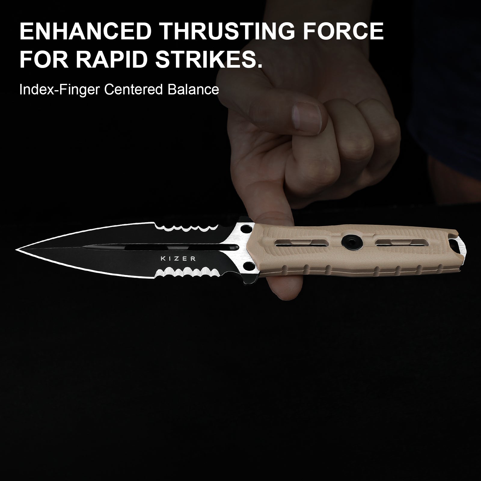 NORCROSS 4.09 inch Nitro-V G10 ZX-FB01A3-Kizer