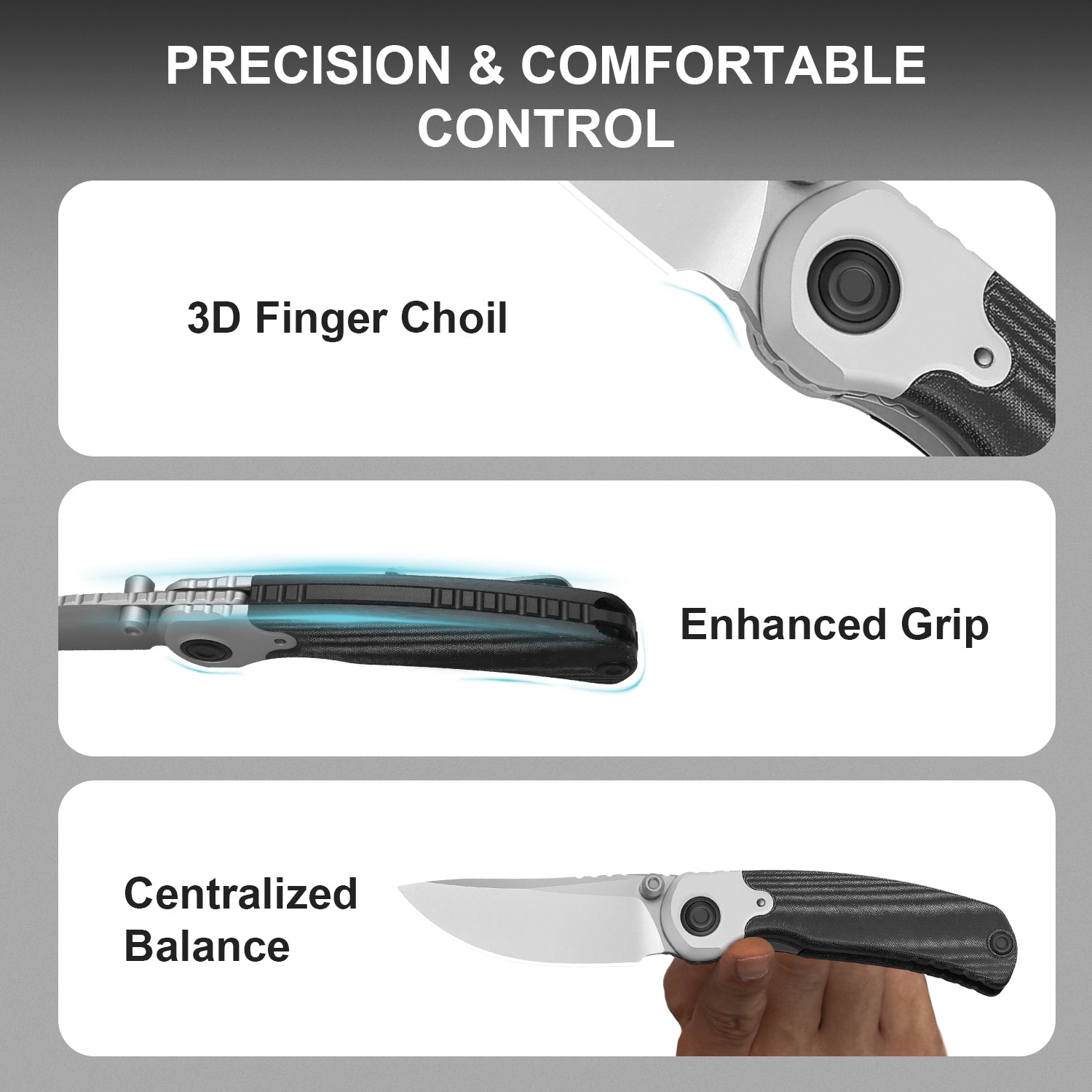 PIONEER 3.2 inch Nitro-V Aluminum & Micarta ZX-FK03A6-Kizer