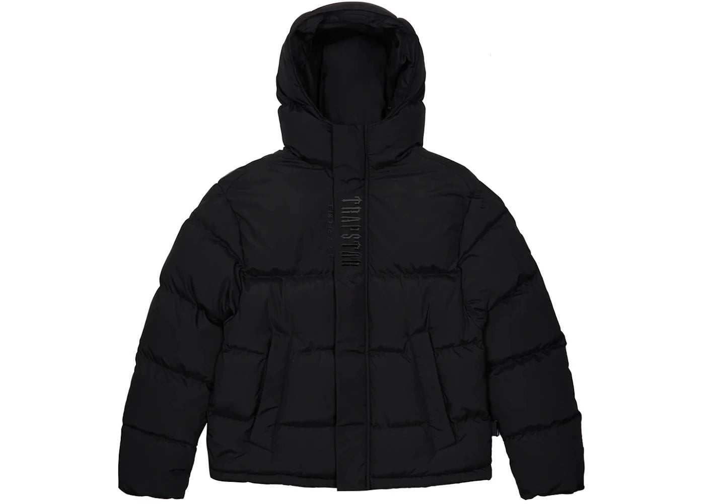 Trapstar Decoded 2.0 Hooded Puffer Jacket Blackout Edition – Kicks