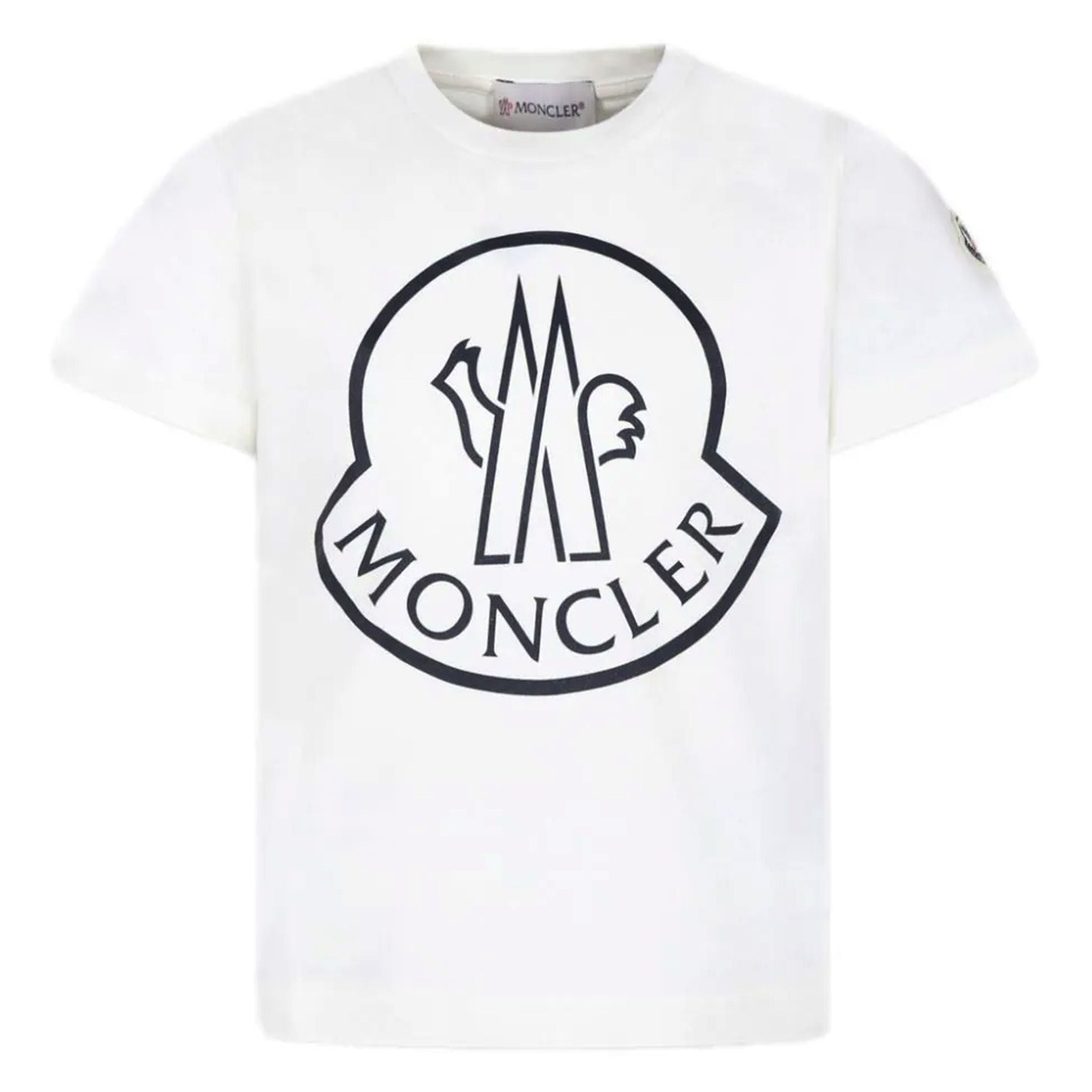 White Large Logo T-Shirt - kids atelier