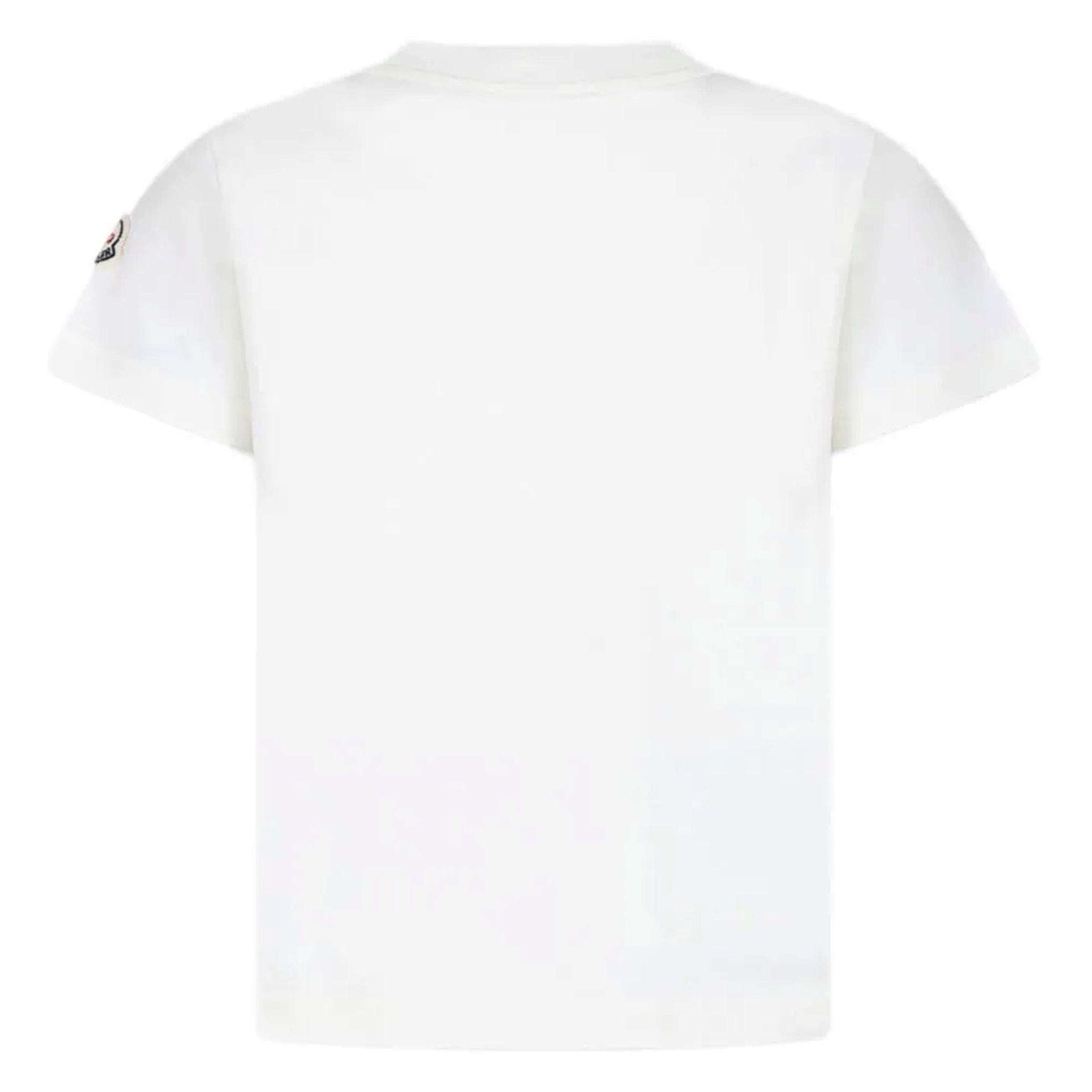 White Large Logo T-Shirt - kids atelier