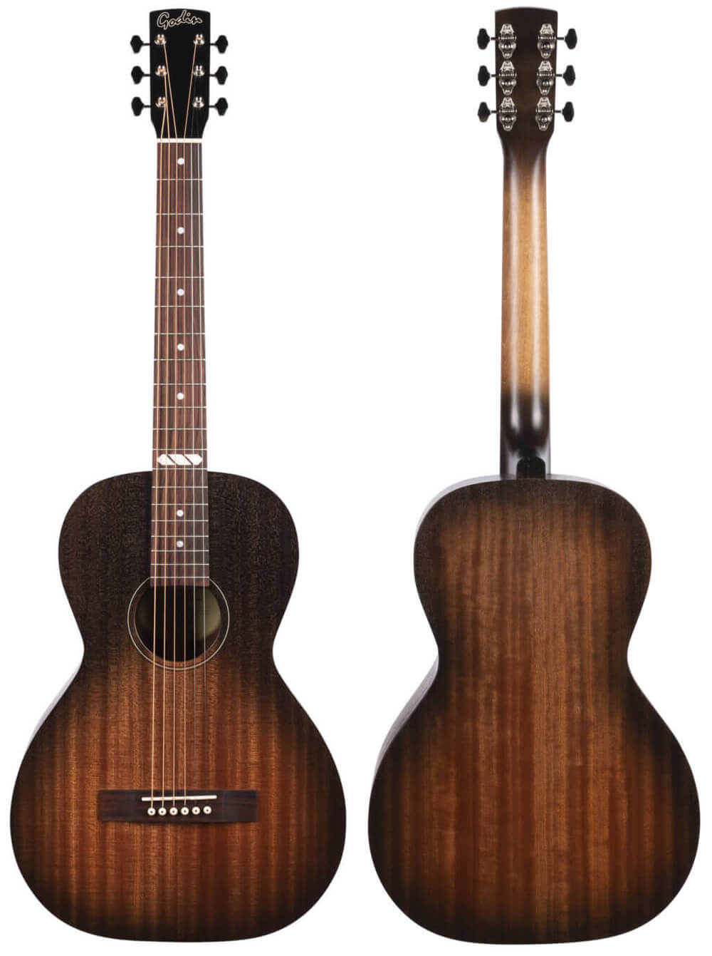 オール・マホガニー単板ボディー採用パーラーサイズ・エレアコ「Godin