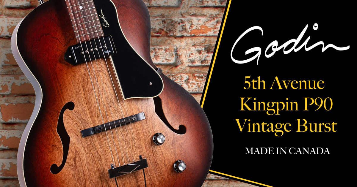 美しいルックスと優れた機能性を兼ね備えた「Godin 5th Avenue Kingpin