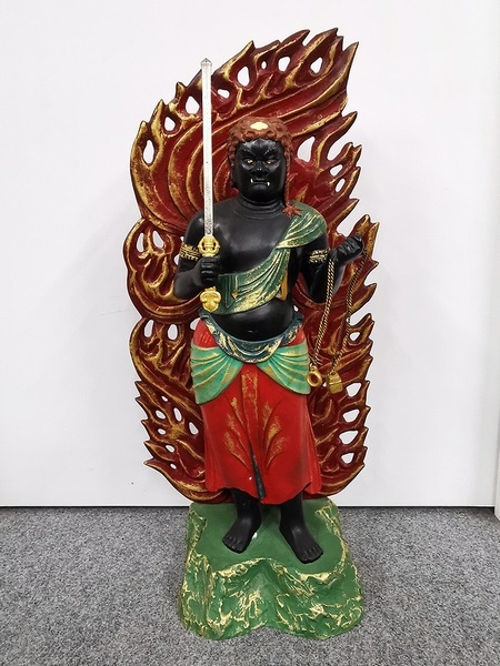 佐藤助雄 彩色ブロンズ像 不動明王像 買取参考価格 | 高く売るなら六角堂