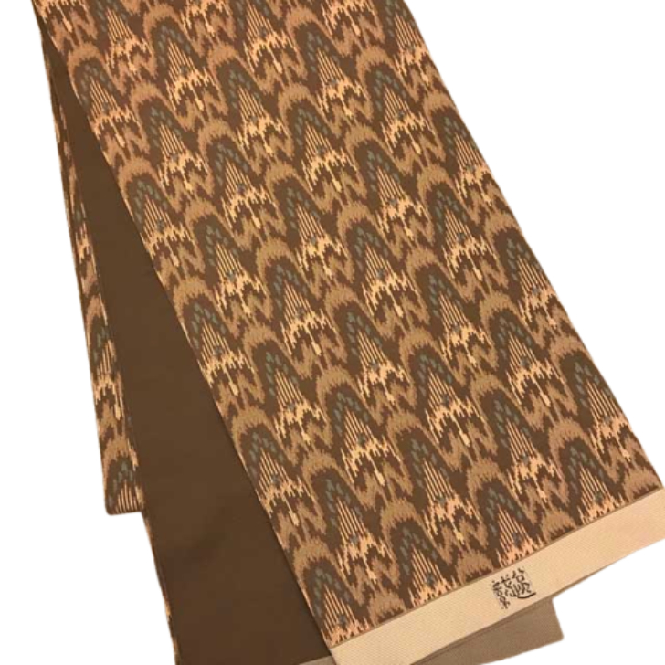 特選西陣織袋帯【織悦謹製】「名物裂有悦織、太子間道柄」お茶席や