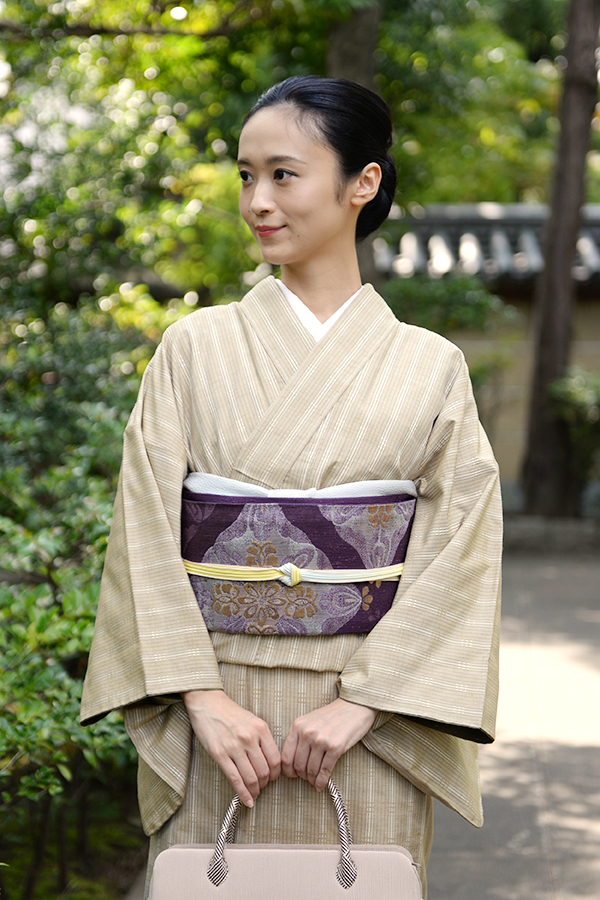 銀座【帯3271】西陣 勝山織物製 袋帯 – 銀座きもの青木