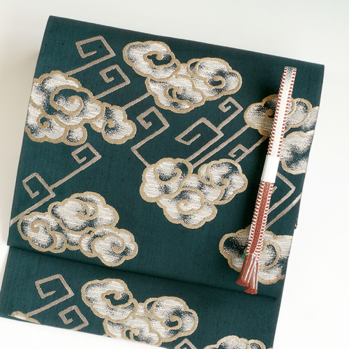 洛風林：九寸名古屋帯『雷文』 – 創作着物と帯の専門店 Marutoya