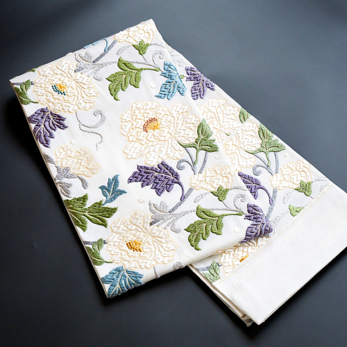 織文意匠鈴木：唐織錦『大牡丹唐花文様』袋帯 – 創作着物と帯の専門店