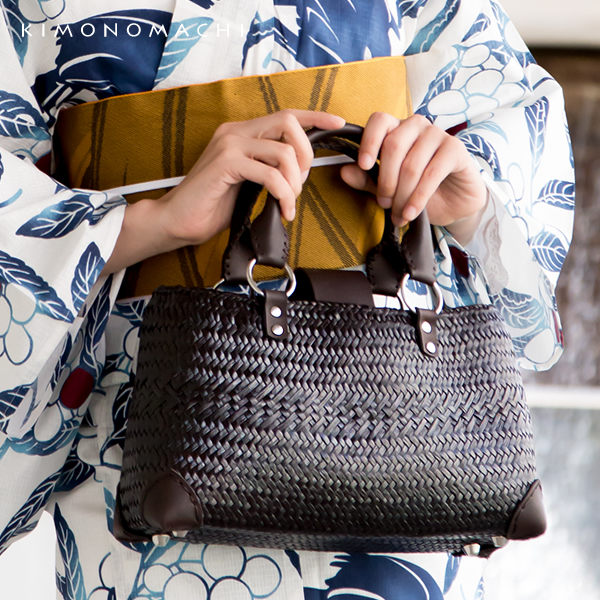 2016 きもの町浴衣福袋 浴衣小物：かごバッグNo.1（大人系） - 京都