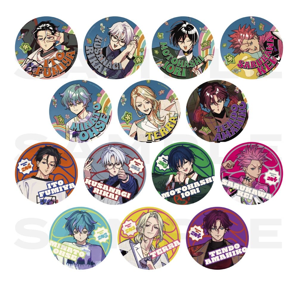 トレーディング缶バッジ WEAR2ver.（全14種） カリスマ KING RECORDS