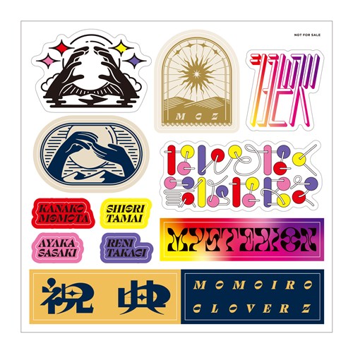 NEW ALBUM 「祝典」ステッカーシート ももいろクローバーZ KING