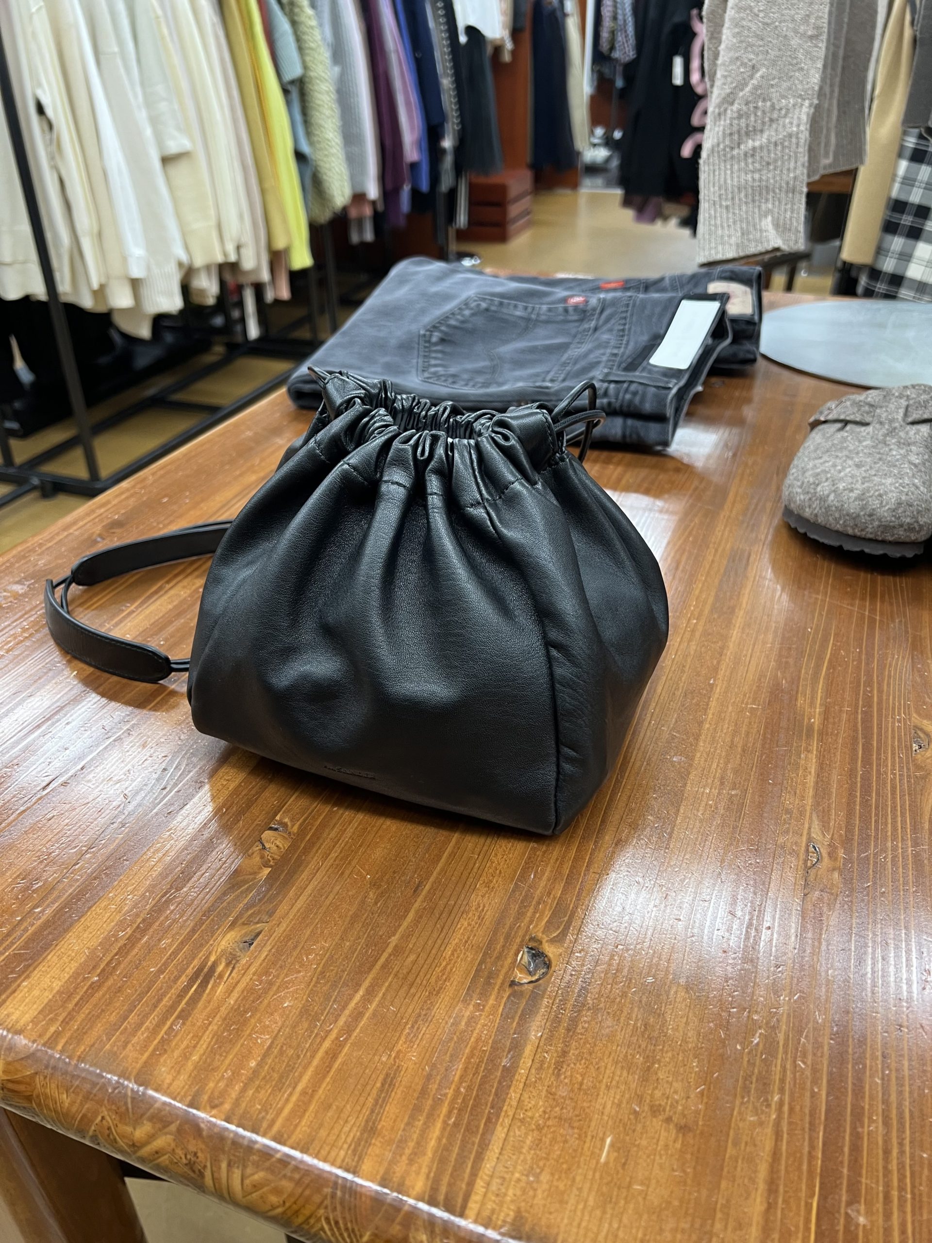 JIL SANDER/ ジルサンダー】ドローストリングバッグ【買取入荷情報