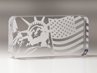 アクリル製ペーパーウエイト(ACHP-120×60) | メイクワン銀座