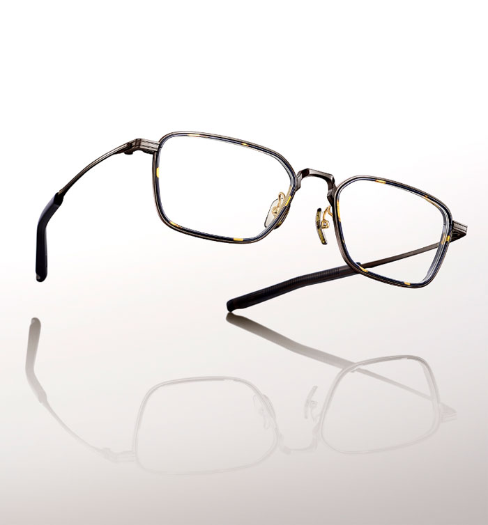 999.9(フォーナインズ)メタルメガネフレームS-991T カラー4002 チタン