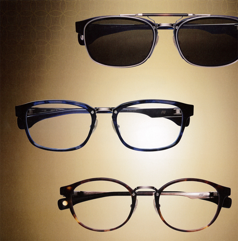 999.9フォーナインズ メガネミックスフレーム M-36 カラー6954 ダーク