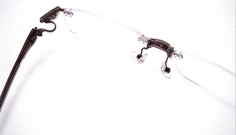 フォーナインズメガネふちなしリムレスフレームTW-45T カラー8802