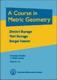 A Course in Metric Geometry (Graduate Studies in Mathematics